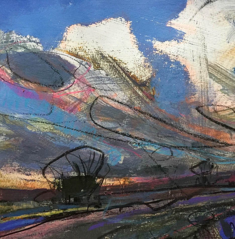 Near Urchfont, Salisbury Plain, Wiltshire (Framed)